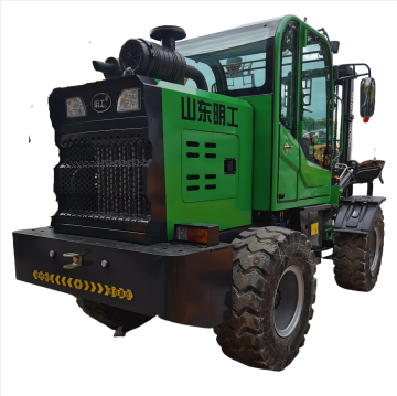 China-Made 28 km/h 1.5 Ton Off-road Forklifts with Powerful Engines for Building Material Transport