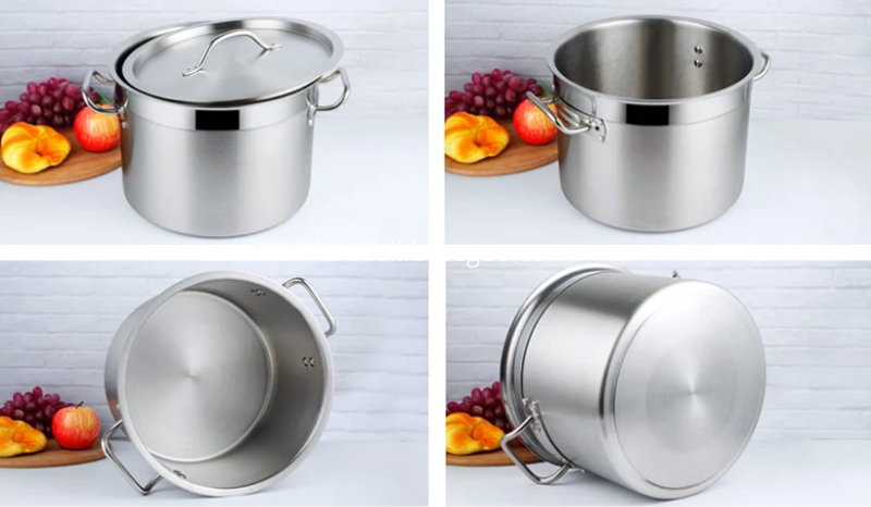 hammered stainless steel drinks pails