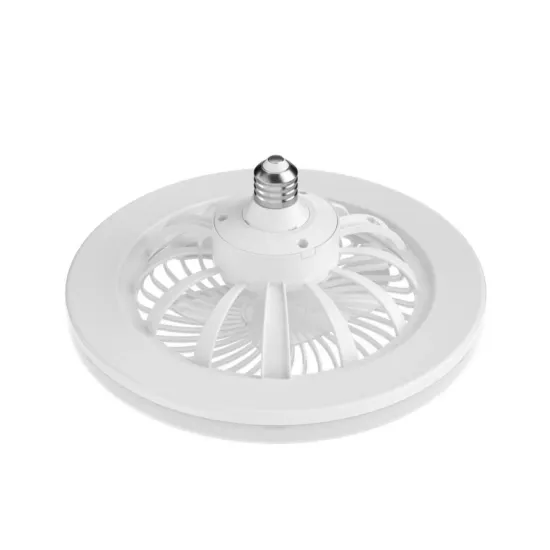 360-Degree Rotating Modern Ceiling Fan with Light and Remote Control