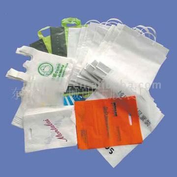 Ldpe Soft Loop Handle Recycled Reusable Shopping Bags Applications T - Shirt Carriver