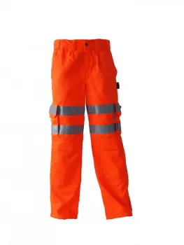 T/C High Visibility Orange Working Trousers