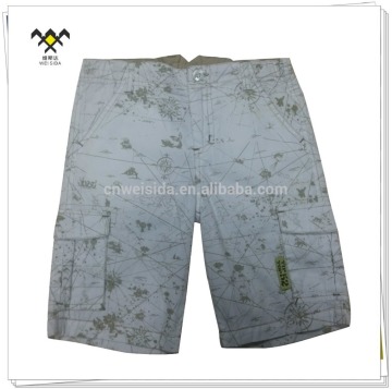 cargo printing fancy boys kid shorts