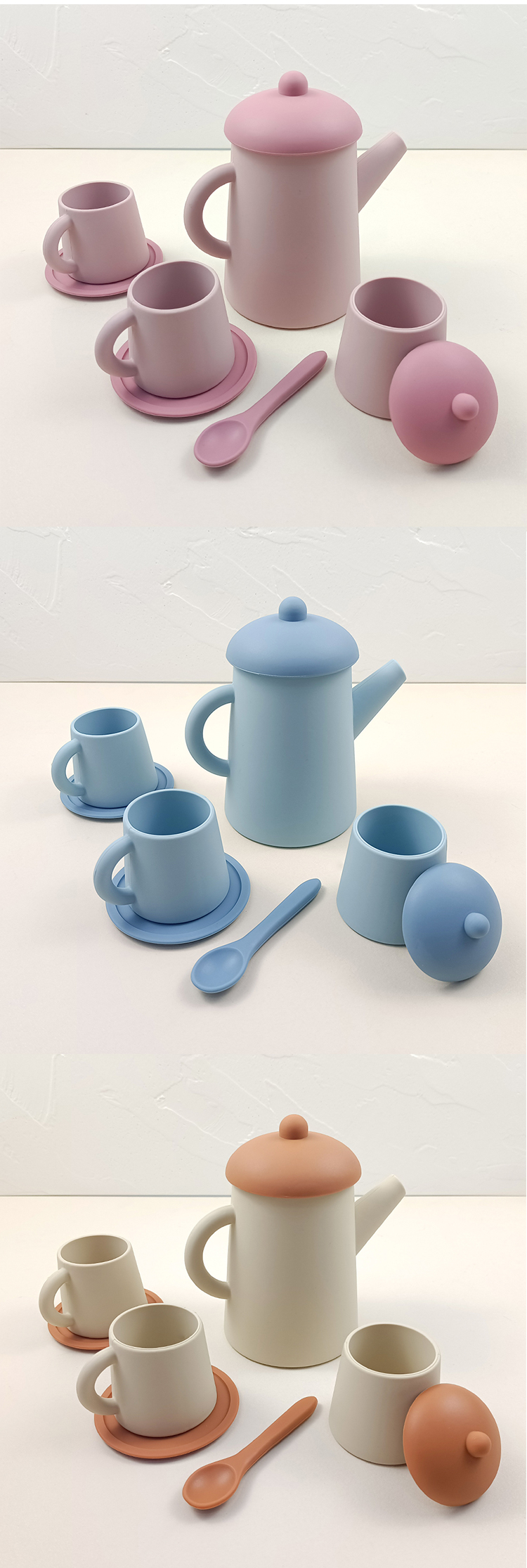 silicone tea set toys MFZ-G007