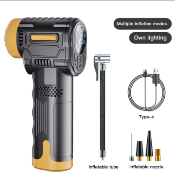 Compressore dell'aria per auto wireless ad alta pressione 150psi 7.4V 4000MAH Display digitale Flaring per pneumatici