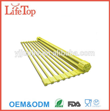 China Manfuacturer Roll-up Dish Drying Rack , Roll-up Over Sink Rack