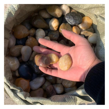 Natural Polished Mix Cobble for Outdoor Garden and Aquarium Landscaping