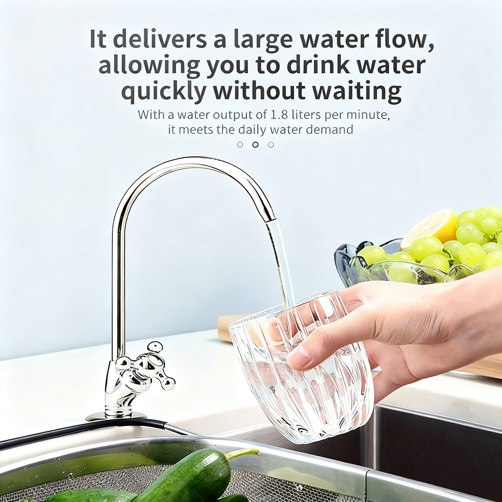 Silver 5-Stage Water Filter with Clear Window