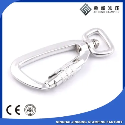 2016 different colors aluminum Mountaineering buckle for wholesale