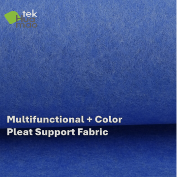 Tissu non tissé multifonctionnel de support de pli de couleur bleue