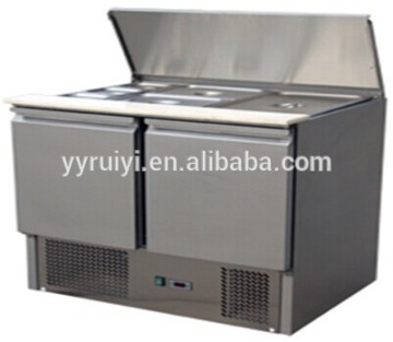 1045mm length stainless steel salad counter