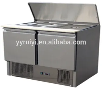 1045mm length stainless steel salad counter
