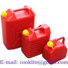 Plastic Diesel Fuel Jerry Can / Petrol Can / Gas Can / Polyethylene Gasoline Container / HDPE Oil Water Canister Carrier