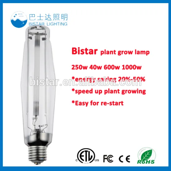 Hydroponic Grow Lighting HPS bulbs sodium lamp for plant growing