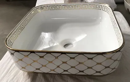 Factory Wholesale Household Bathroom Rectangle Undercounter Sink Basin
