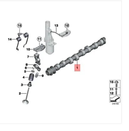 OEM Quality Factory Camshaft for BMW N20 N26 - Hot Sell Auto Parts