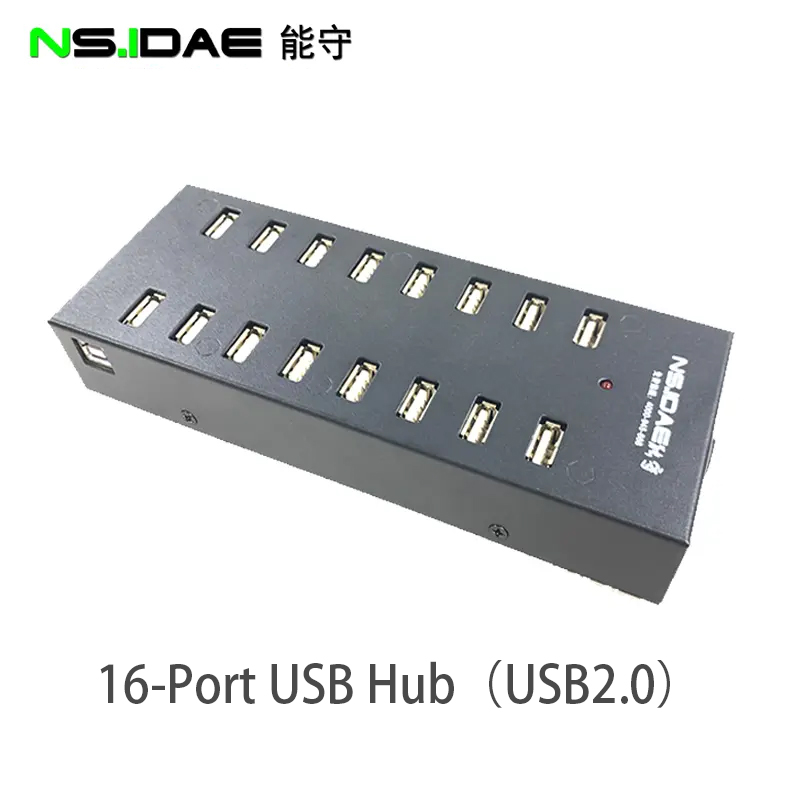 Hub USB com velocidade rápida de 16 portas