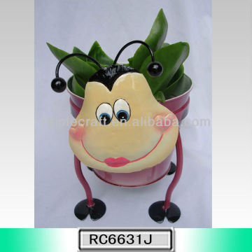 2013New Launch Wrought Iron Outdoor Plant Pot