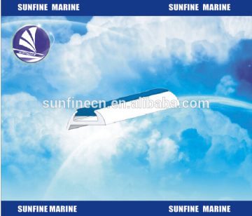 Robin hood/ bar/ fender series Rubber Material / extruded d type marine ship boat rubber fender/ boat fender/White and Blue