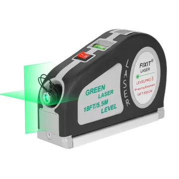 Rechargeable Self-Leveling Laser Level Measuring Tape Ruler