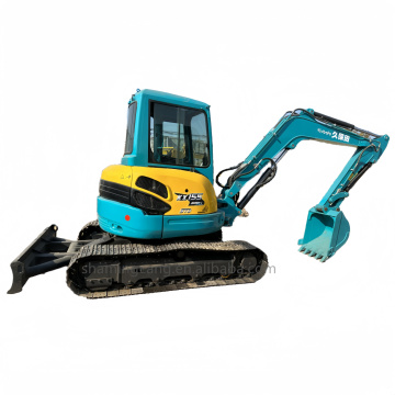 Mini escavatori usati: modelli Komatsu e Kubota, tra cui il KX155 da 5 tonnellate con ora bassa di lavoro
