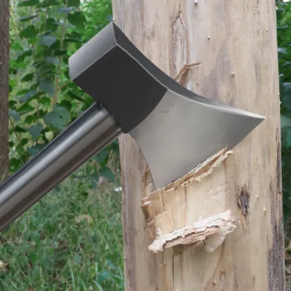 Custom Distinctive Burn Marks Axe: High Carton Steel Hunting and Camping Axe from China Manufacturer