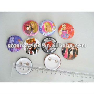 tin badge pin
