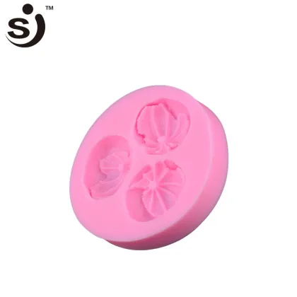 DIY silicone loving beautiful rose petals fondant cake mold