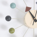 George Nelson Ball Clocks by Vitra in coloful