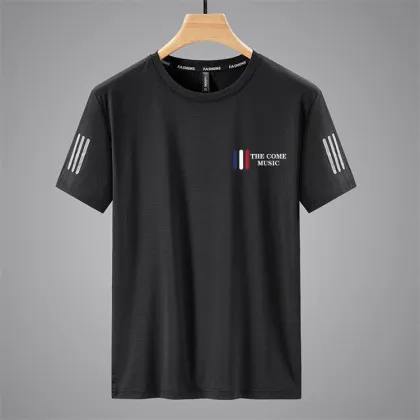 Summer Men's Quick Drying Short Sleeve T-Shirt