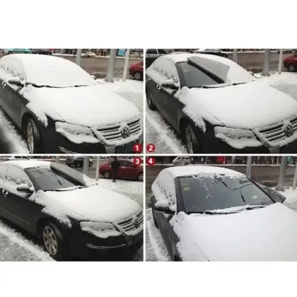 Snowproof Anti-Frost Sun Shade Protector for Car Windshield Hood