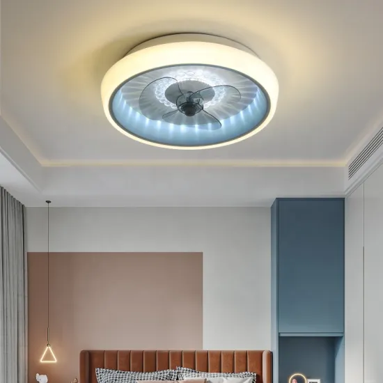 Crystal Chandelier Pendant Light with Built-in Fan: Remote Control Ceiling Fans Featuring Elegant Crystal Décor