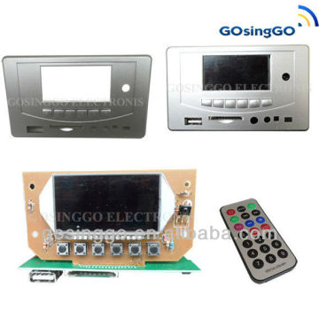 car mp3 player module with remote controller