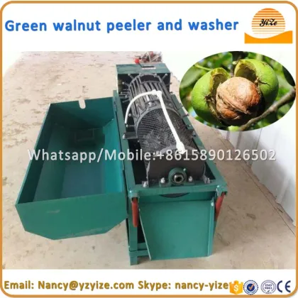 Green Walnut Nuts Peeler and Cleaner Machine for Sale