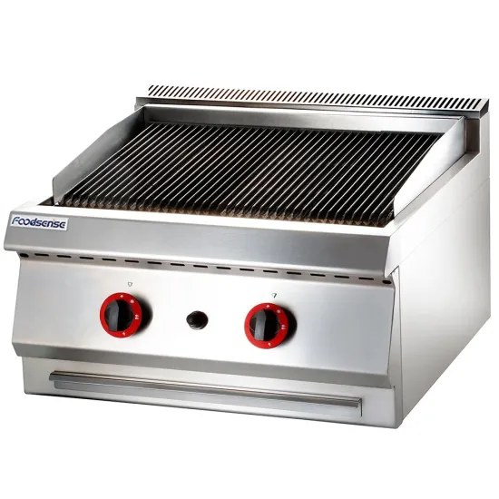 Luxury Kitchen Equipment Gas Lava Rock Grill with Cabinet