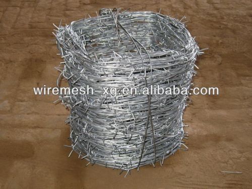 PVC or galvanized barbed wire/ stailess steel barbed wire