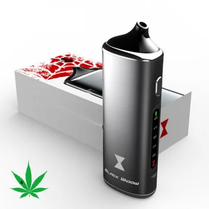 Original Kingtons herbal vaporizer Black Widow vapor box