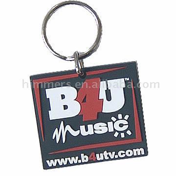 B4U soft pvc keychain