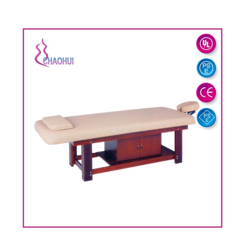 Houten massagebed met lade