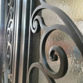 French Wrought Iron Door Security Entrance Double Doors