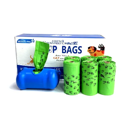 Earth-Friendly Compostable Dog Bags: Biodegradable Poop Bags Made from Cornstarch