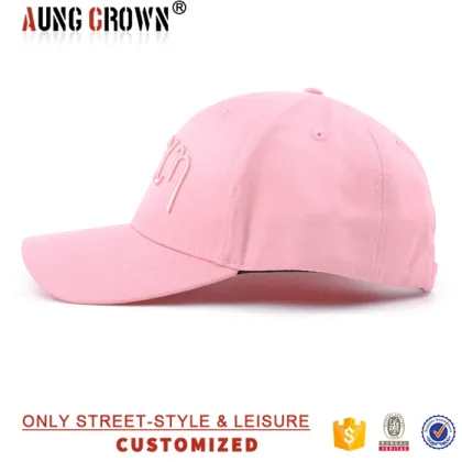 Embroidered Cotton Baseball Cap and Sports Cap