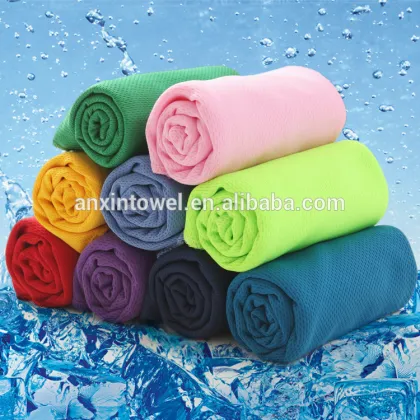 2015 new 100% cotton towel mission cooling towel