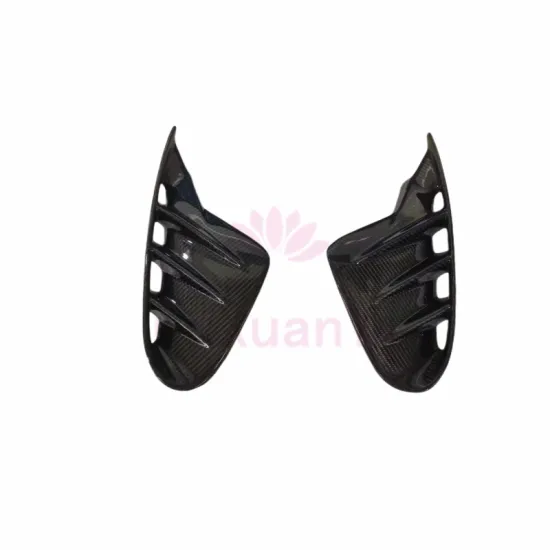 T-Style Carbon Fiber Lighting Decorative Vents Pair for Porsche Taycan
