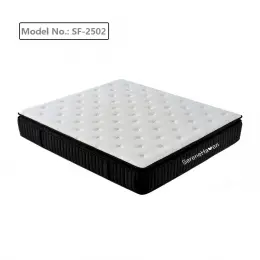 SereneHaven Plush 30cm Hybrid Bed Mattress
