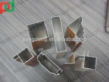 Wood grain Aluminium profiles for Libya and Algeria Kitchen
