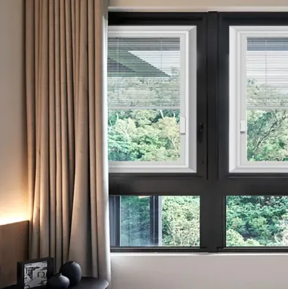 Blinds glass windows double glass