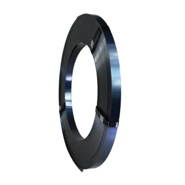 Chinese Manufacturer Metal Belt Tempered Bluing Oiled Strapping Band 32mm Steel Strips Packing Belt