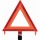 tráfico triángulo de advertencia reflectante signo