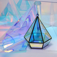 Decoración de películas de ventana transparente