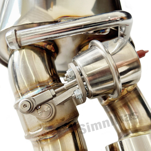 Edelstahl-Fit Porsche 970 Panamera V6/V8/S/4S/Turbo 10-16 Heck-Abgasanlage mit Ventilen